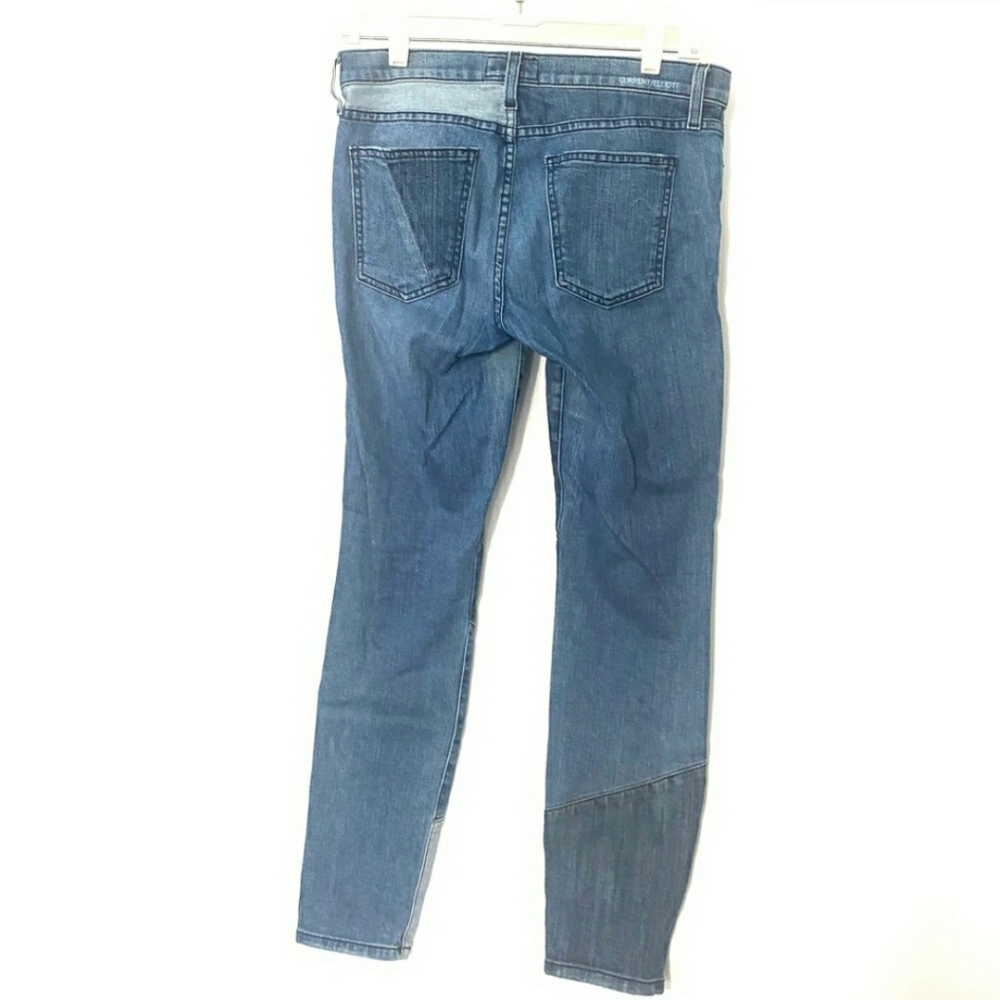 Current Elliott Patchwork Jeans - image 2